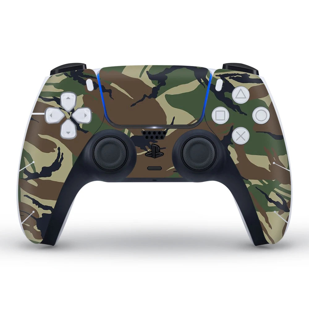 Protective Cover Sticker for PS5 Controller Skin for Playstation 5 Gamepad Camouflage Style Decal Handle Accessories