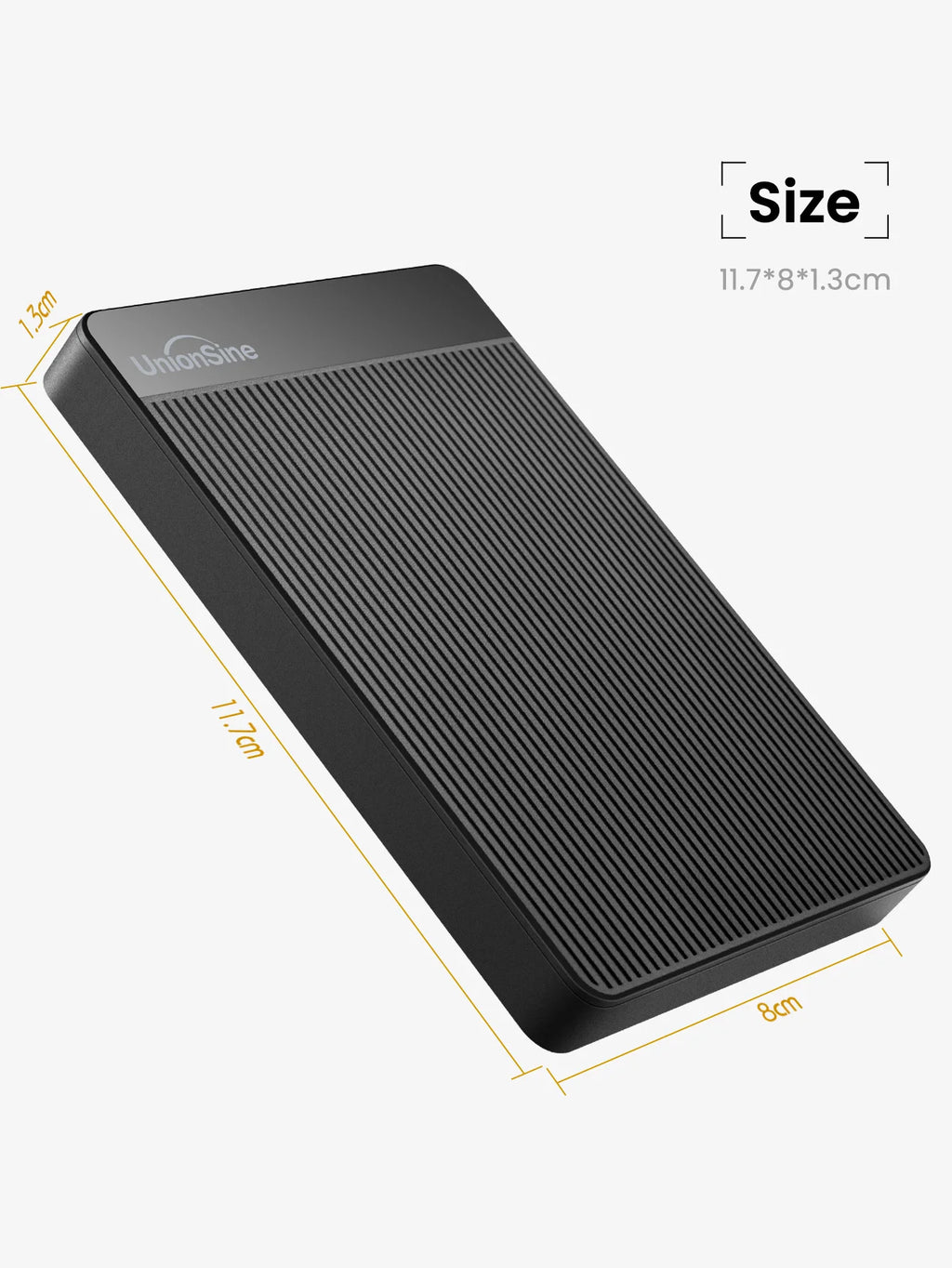Portable External Hard Drive 1TB 2.5" USB 3.0 High-Speed HDD for PC, Laptop, PS4, PS5, Mac, Smart TV, Xbox, Backup
