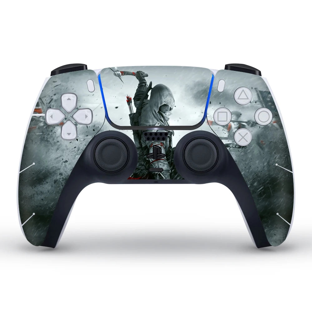 Protective Cover Sticker for PS5 Controller Skin for Playstation 5 Gamepad Camouflage Style Decal Handle Accessories