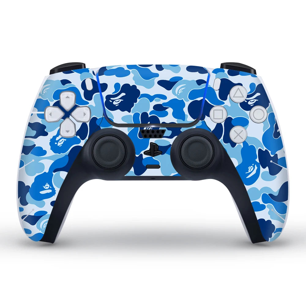 Protective Cover Sticker for PS5 Controller Skin for Playstation 5 Gamepad Camouflage Style Decal Handle Accessories
