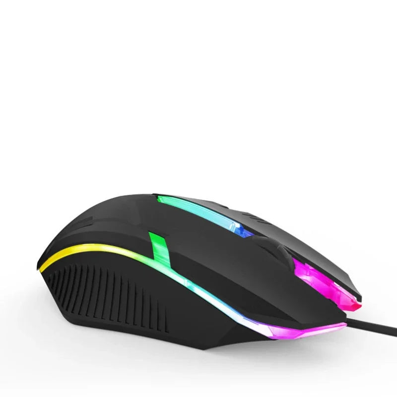 Colorful Wired Gaming Mouse USB Computer DPI RGB Lighting Mouse for Computer PC Laptop Home Office Supplies