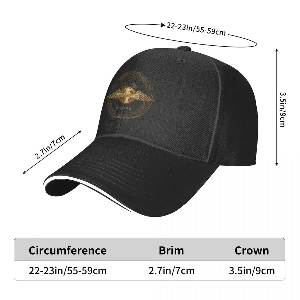 The Morgan Racing Car Baseball Cap Funny Hat Fashionable Dropshipping Sunscreen Mens Women'S