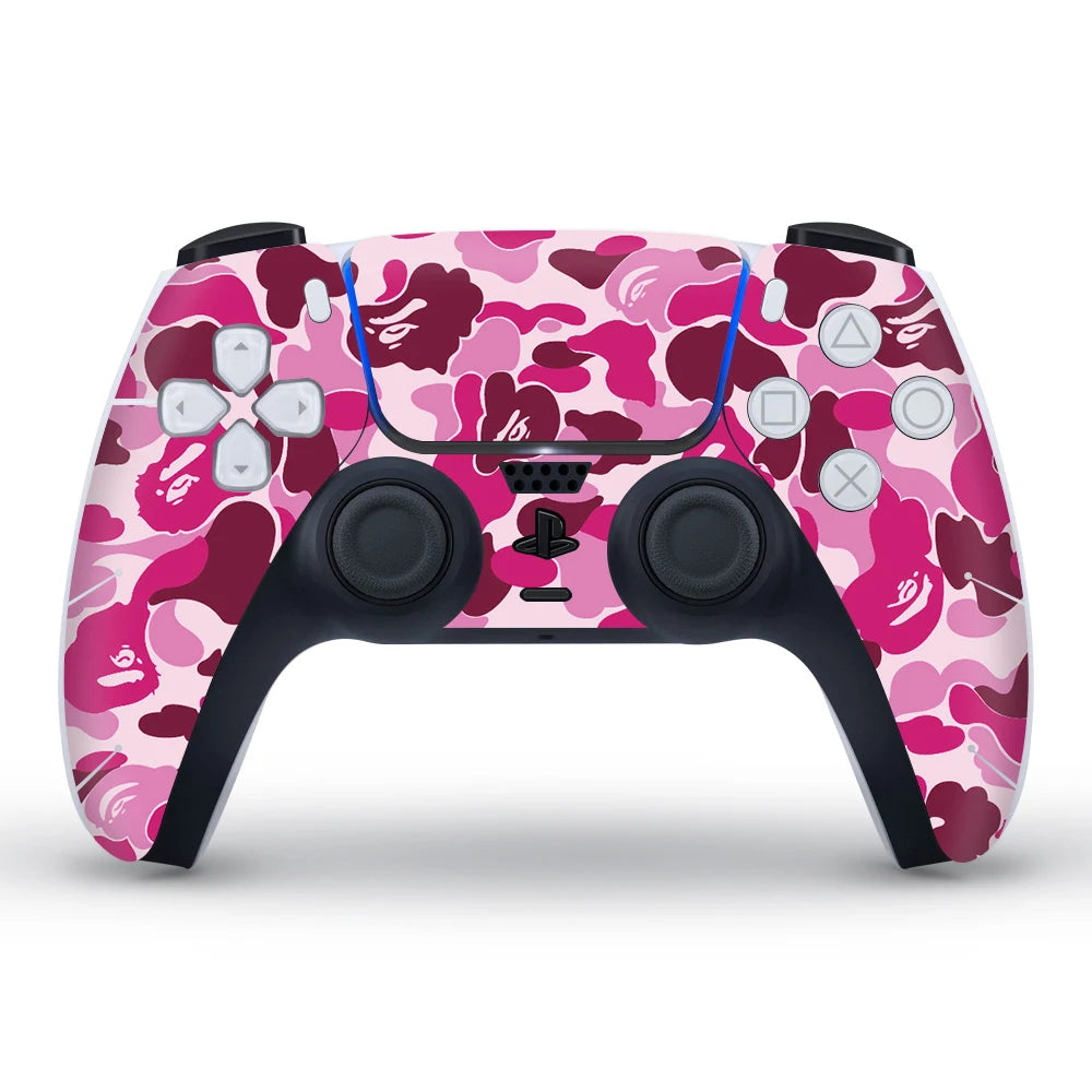 Protective Cover Sticker for PS5 Controller Skin for Playstation 5 Gamepad Camouflage Style Decal Handle Accessories